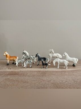 Vintage Porcelain Horse Collection